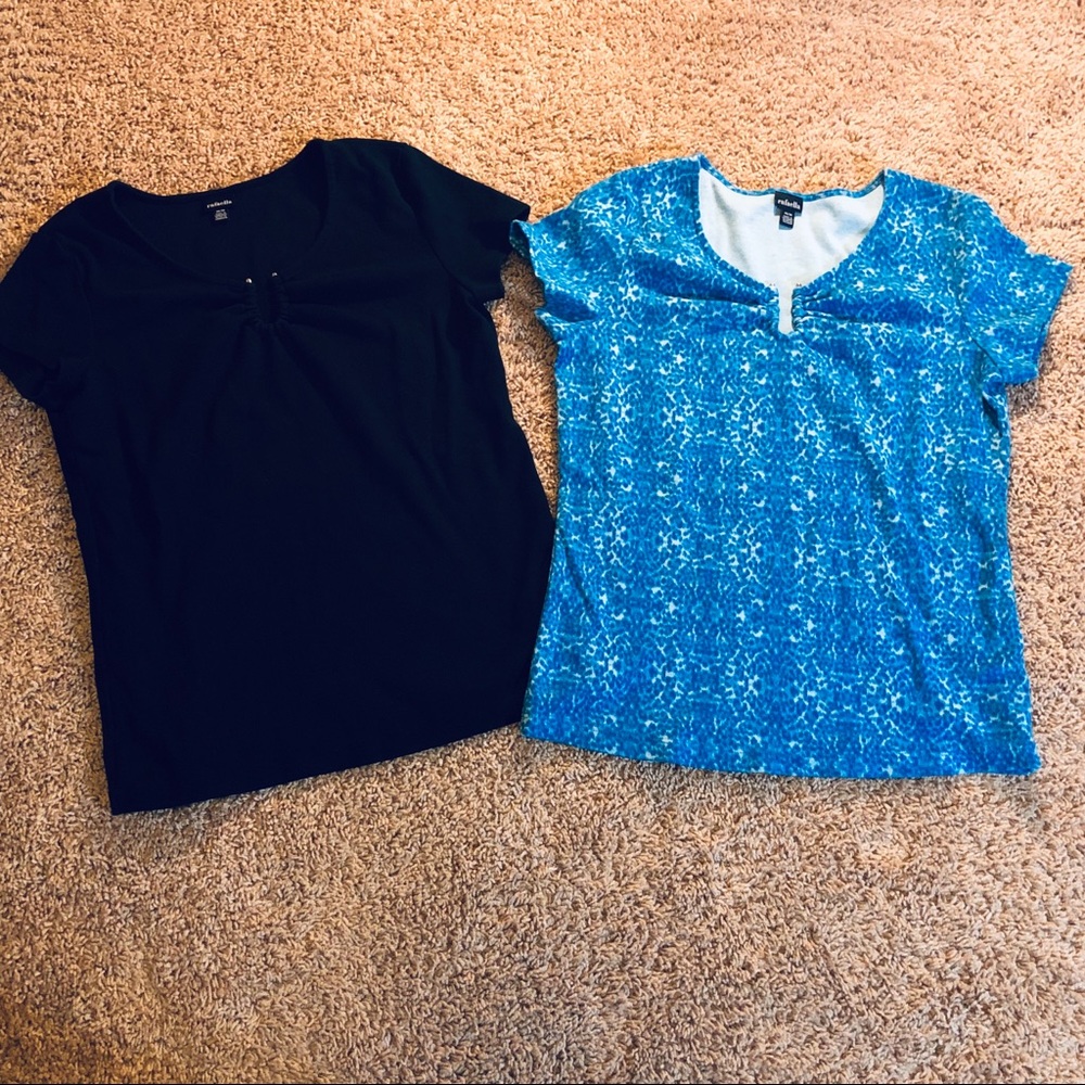Rafaella Short Sleeve Tee Top Shirt